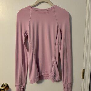 Lululemon It’s Rule Run Long Sleeve Shirt - Pink Peony - Size 4